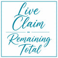 Live Claim - Remaining total