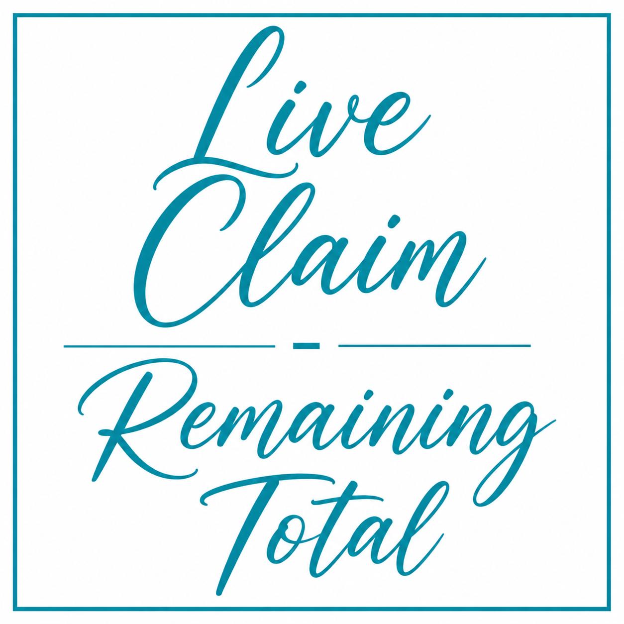 Live Claim - Remaining total